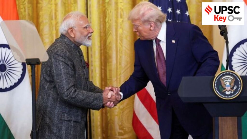 UPSC, modi-trump, trade deal,india, usa